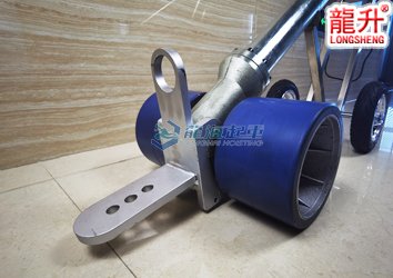 圖二：電動搬運(yùn)牽引桿細(xì)節(jié)展示